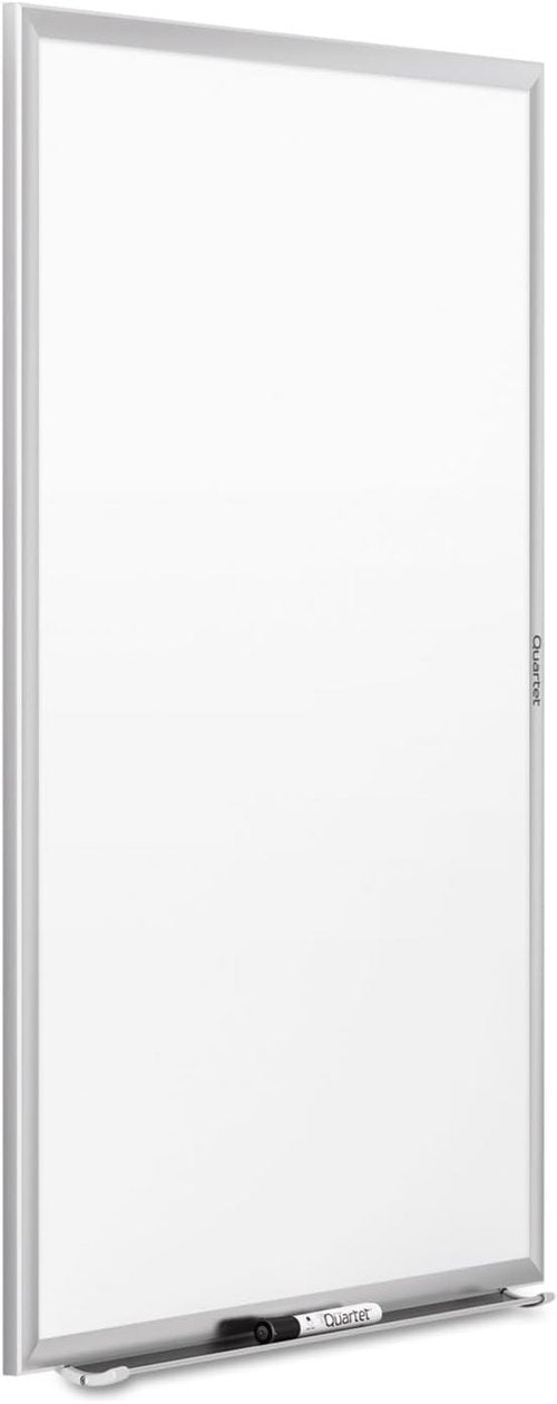 Quartet Magnetic Dry Erase Whiteboard - 96"W x 48"H, Nano-Clean Surface, Silver Aluminum Frame