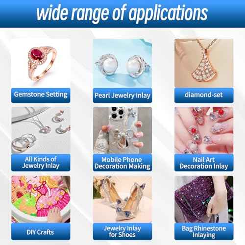 Jewelry Glue£¬Glue for Jewelry Making Repair£¬Suitable for bonding gem, Pearls, Earrings, Rings, Bracelets, Rhinestones, and Metals¡£Strong Waterproof Clear Adhesive ¡£2oz¡£