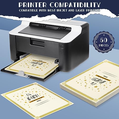 Kosiz 150 Pcs Certificate Kit Blue - Blue Diploma Holders, Paper & Seals Set