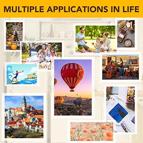 20 PCS Self-Adhesive Laminating Sheets, 9 x 12 Inches Self Adhesive Contact Paper, No Heat No Machine Needed Self Sealing Laminate Sheets