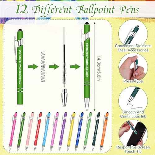 108 Pcs Coffee Cup Notepad Inspirational Sticky Notes with Pen Funny Motivational Sticky Appreciation Sticky Note CNA Week Thank You Graduation Gifts for Teacher Coworker Staff Office School