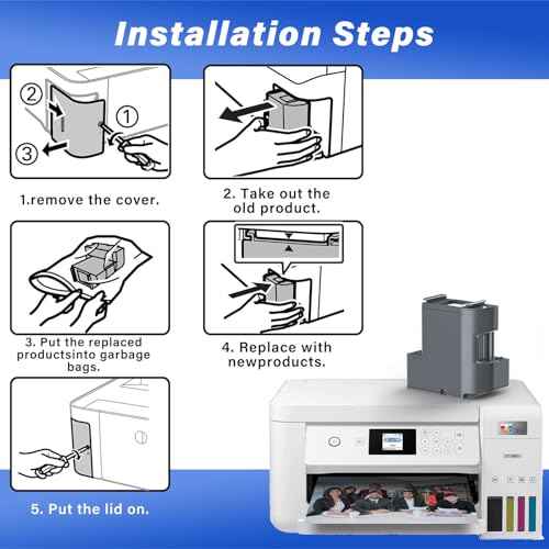 Waste Ink Pad Replacement with Reset Software for Ecotank ET-2850 ET-2760 ET-2750 ET-2700 ET2850 ET2760 ET2750 ET2700 2850 2760 2750 2700 Printer, Maintenance Box with Reset Software