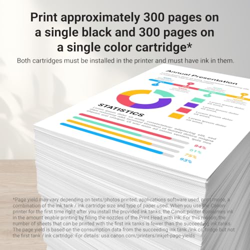 Canon PG-275 XL & CL-276 XL Ink Cartridge Pack 2 Count for TS3520 TS3720 TR4720