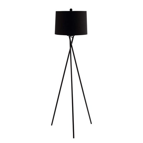 Safavieh Lighting Collection Parsen Black Tripod 62-inch Floor Lamp (LED Bulb Included)