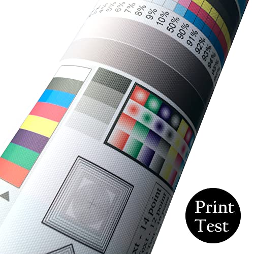 255 Polyester Canvas Roll 13inchx 40ft Waterproof Matte Inkjet Canvas for Decorative Painting Advertising and Wide Format Inkjet Printing 13inchx40ft