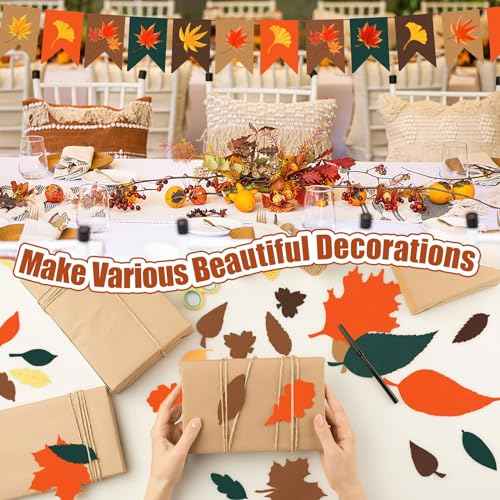 JULBEAR Autumn Cardstock, 5 Colors 180gsm 8.5x11" Fall Colorful Pastel Printer Construction Paper for Kids Scrapbook School Office Printing DIY Craft, Card Making Greeting Cards Birthdays 30 Sheets