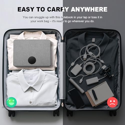 Planner 2025-2026,Professional Notebook with book light,Travelers Notebook with 10000mAh Power Bank & 2-in-1 Wireless Charger,Personalized Notebook for Work,School,Travel,Business,Gift.