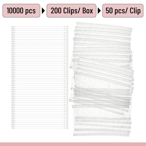 Mr. Pen Standard Tagging Gun Fasteners - 2 Inch, White, 10,000 pcs