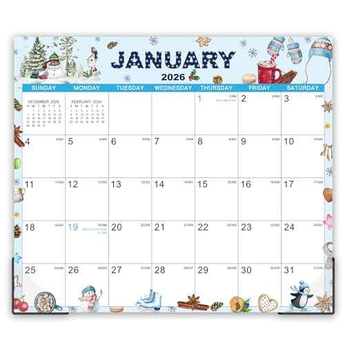 2026 Magnetic Calendar - Magnetic Fridge Calendar 2026, JAN 2026- DEC 2026, 13" ¡¿ 11.5", Tear-off Pad, Magnets Backing, Perfect for Planning - 12 Topics