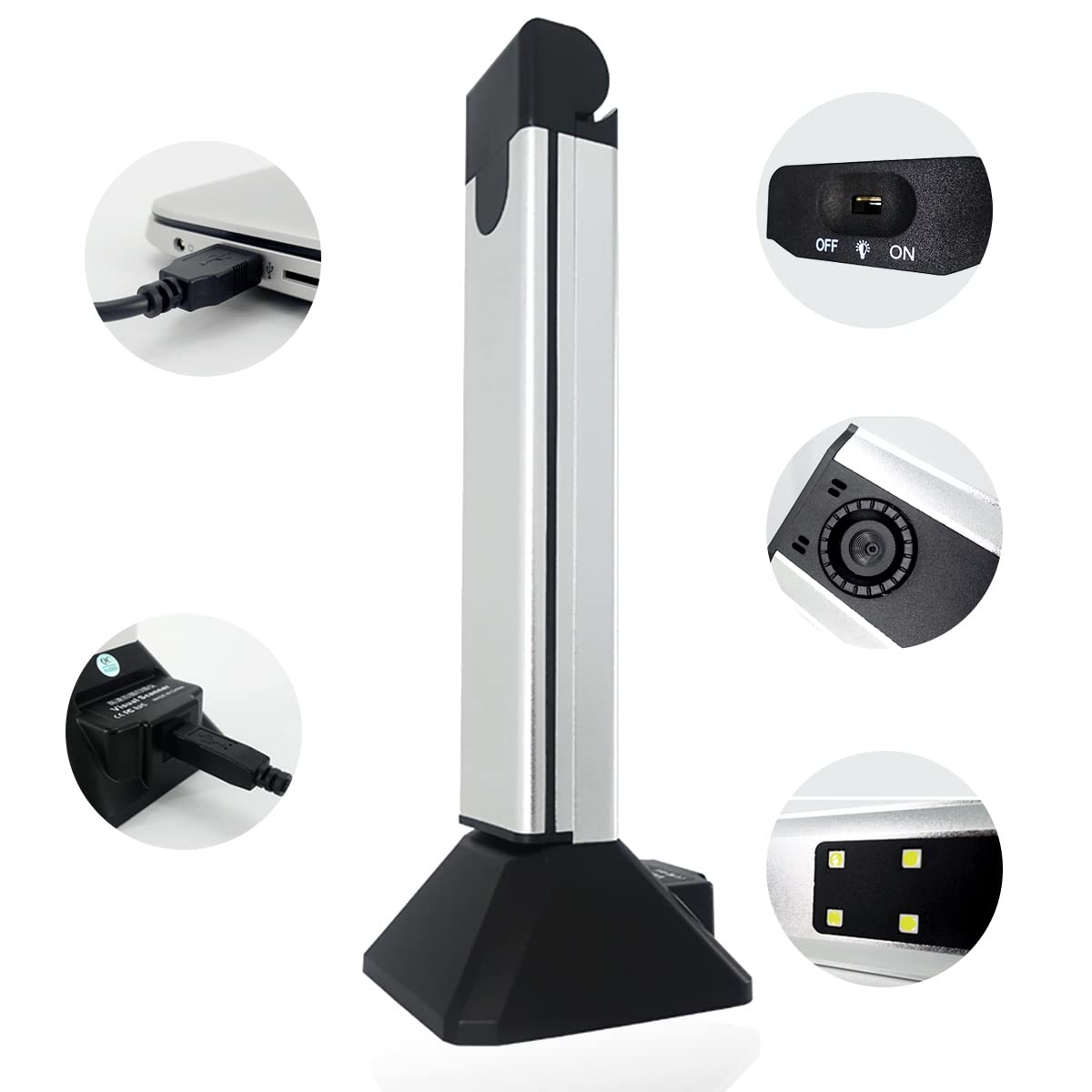 ZSEEWCAM S213AF Document Camera for Teachers with Light, USB Visualiser A3-Size Mac, Windows, Chromebook Compatible Excellent for Online Teaching, Distance Learning, Web Conferencing