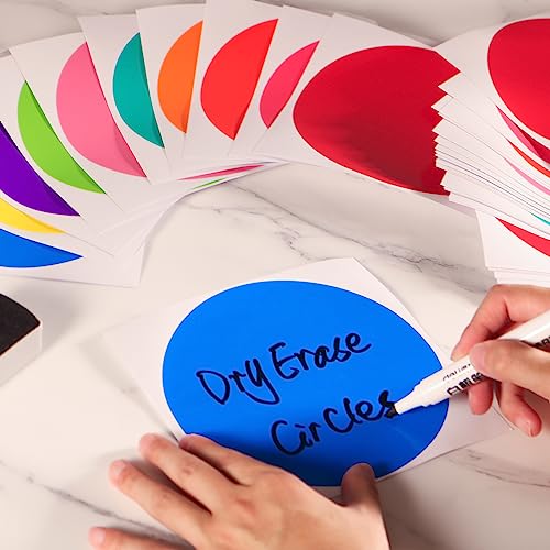 Kalkehay 6-Inch 40 Pack Dry Erase Floor Dots for Classroom & Activities
