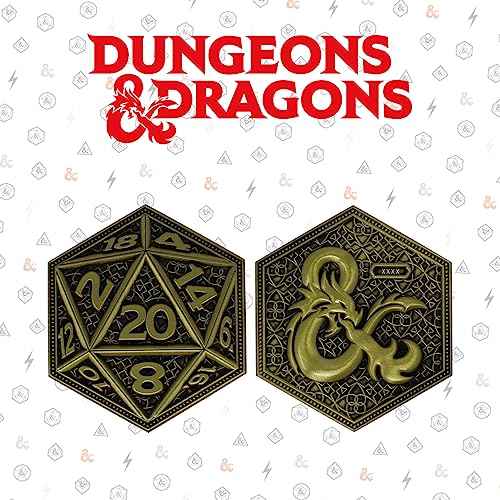 Dungeons & Dragons 20-Sided Die Limited Edition Collector Coin