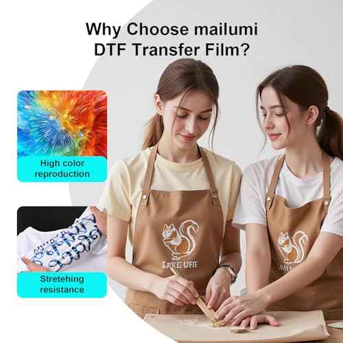 DTF Transfer Film Roll A3+£¨13" x 164Ft£©, Matte Clear PreTreat DTF Film Roll, PTF Hot & Cold Peel Direct to Film for All Fabric and Colors T-Shirts Textile