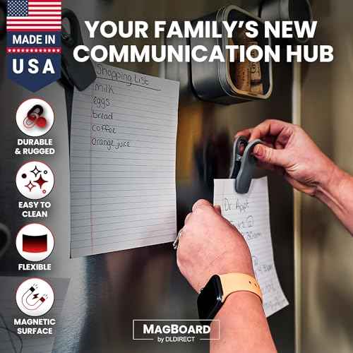 24"x36" - Magnetic Board - Memo & Vision Board for Home, Office, and Classroom - Magnet Board for Kids - Pre-drilled Mounting Screws Included