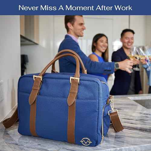 VERSIMED Luxury Work Bag for Healthcare Professionals Waterproof Doctor Bag Medical Organizer with Handle and Removable Shoulder Strap for Doctors, Medical Student, Dentists, Nurses