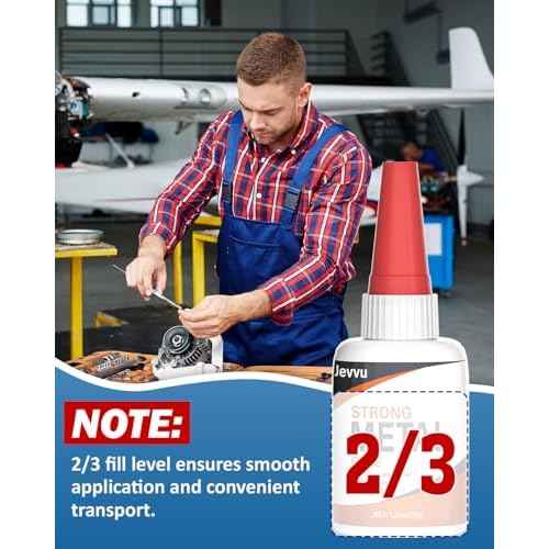 Super Glue for Metal, Clear Instant Cyanoacrylate Adhesive for Metal Repair, Waterproof, Heat-Resistant, Ideal for Steel, Aluminium, DIY, Jewelry