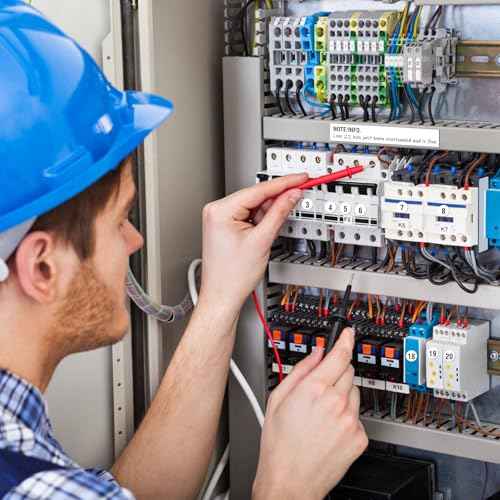 14 Sheets Breaker Panel Labels, 10 Electrical Box Catalog Labels and 4 Number Stickers, Colorful Durable Removable Electrical Number Directory Load Center Sticker £¨Black£©