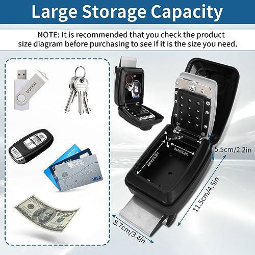 2025 Upgrade SL-591 Car Window Lock Box, car Key Lock Box, Car Lock Box, Car Window Punch Button Lock Box, Vehicle Window Lock Box, Lock Boxes for car fit for Ride Share, Turo, GetAround