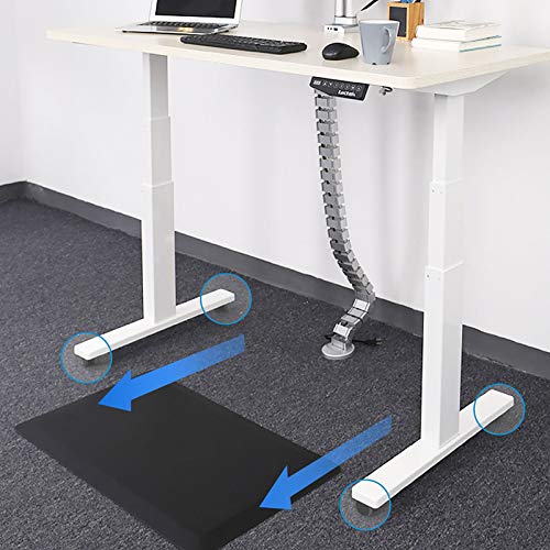 Flexispot Height Adjustable Desk Leg Casters – Set of 4 with Locking Wheels