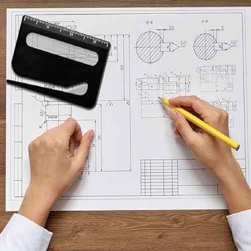 Mini Letter Opener - 3 Pcs Durable Plastic Envelope Opener with Magnifier and Ruler - Manual Envelope Slitter for Home Office and School