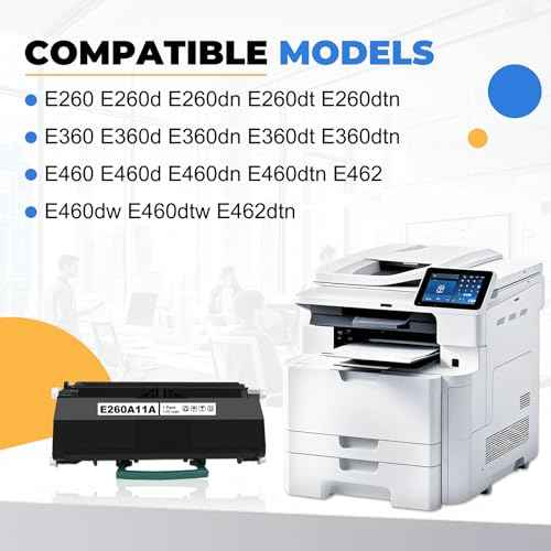 Remanufactured E260A11A Toner Cartridge Compatible for Lexmark E260A11A E260 E260d E260dn E260dt E260dtn E360 E360d E360dn E360dt E360dtn E460 E460d E460dn E460dtn E460dtw E460dw E462 E462dtn Printers