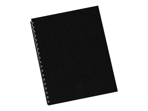 Fellowes Binding Linen Presentation Covers Letter Black 200 Pack & Transparent PVC Binding Covers Oversize 100 Pack