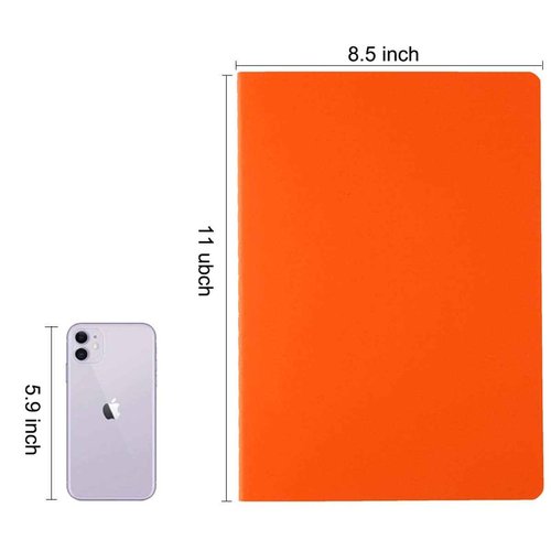 XYark Large Colorful Blank Notebook Journals Bulk with Thick Unlined Paper, 8.5x11 inch, 60 Pages, Journal Set for Travelers Students Office, Sketchbook Composition Diary Subject Notebooks, 12 Pack