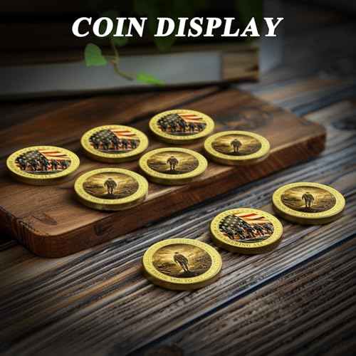 Military Challenge Coins - Bulk 24 Pcs Veterans Challenge Coin Remembering All Who Served Military Coins Soldier Tribute Coin Military Appreciation Gift