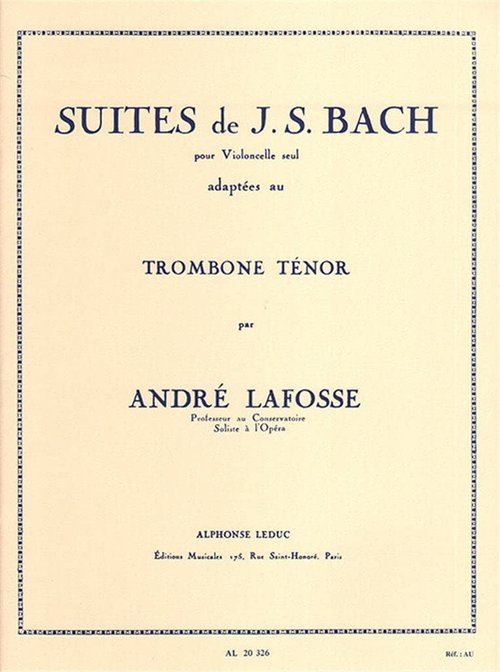 Bach: 6 Cello Suites (arr. for tenor trombone)
