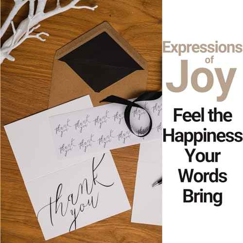 Thank You Cards with Envelopes & Stickers ? 120 Blank 4x6 Note Cards Bulk Set for Small Business, Wedding, Baby Shower, Graduation, Funeral, Bridal Shower - 4 Different Designs x 30 Sets