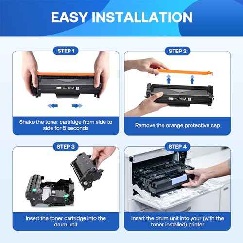 TN760 Toner Cartridge and DR730 Drum Unit Replacement for Brother TN-760 TN730 DR730 DR 730 Work with DCP-L2550DW HL-L2350DW HL-L2390DW HL-L2395DW Printer (2 Toners, 1 Drum Unit, 3Pack)