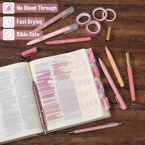 Mr. Pen- Bible Journaling Kit, Bible Highlighters and Pens No Bleed, Bible Study Kit, Bible Journaling Kit for Gift