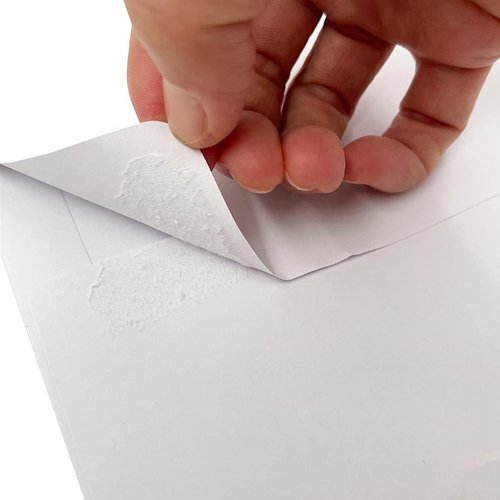 Skiennix A6 Invitation Envelopes - 200 PCS 4.7x6.5 in | Windowless Design, Quick Self-Seal, 120GSM White Paper