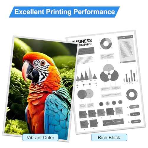 Compatible LC402XL Ink Cartridges for Brother Printer Replacement for Brother LC402XL LC402 LC402 XL for Brother MFC-J5340DW MFC-J6540DW MFC-J6940DW Printer (4 Pack-BK/Y/M/C)