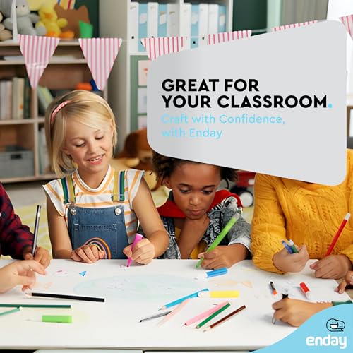 White Poster Board 22x28 Poster Paper, Value Poster Boards Pack of 100 Sheets Posterboard, Large Poster Board Bulk for School Supplies Art Craft Project Presentation - Enday