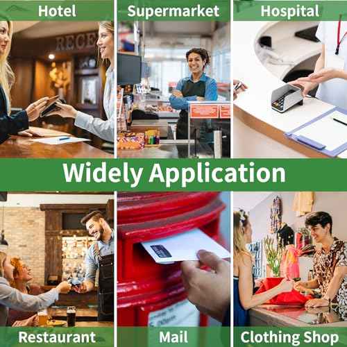 (100 rolls) 2 1/4" x 50' feet Thermal Paper, POS Cash Register Receipt Rolls, Receipt Paper, Fits All POS Cash Registers