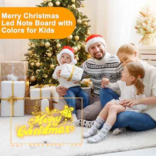 Cosmody Led Drawing Board, 2025 New Led Drawing Board for Kids, 11.8 X 7.9¡± Led Note Board with Colors, Erasable Light Up Dry Erase Board, Lumi Board with Adjustable Stand and 12 Pens