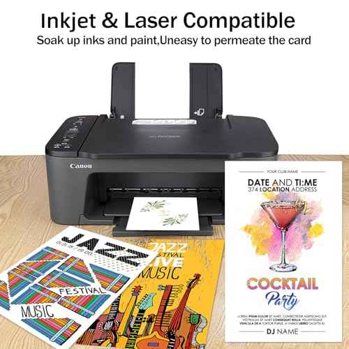 11x17 Cardstock White, 65lb Large Printable Cardstock Thick Paper 100 Sheets, Goefun Heavyweight Card stock Printer Paper for Arts and Crafts, Posters, Brochures, Menus, Cards, Covers