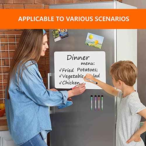 2 Pack Blank Car Door Magnet Sticker, Rounded Corners Magnetic Vehicle Sign, Perfect Magnet for Car to DIY Advertise Business and Cover Company Logo, Personalized Magnet Decal, 24x18 inch White