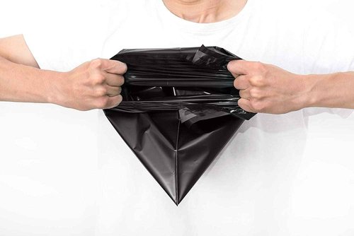 KKBESTPACK Poly Mailer Envelopes Shipping Bags Self Adhesive Waterproof Bags (Black), 12x15.5 500pc