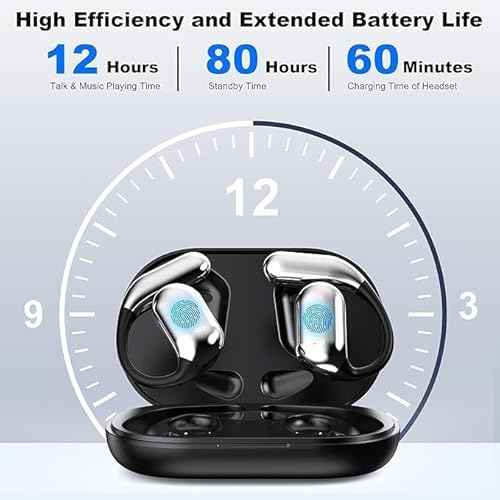 AI Language Translation Earbuds, Wireless Earbuds Translator Real Time 144 Languages 3-in-1 Translator Ear Buds 5.4 Bluetooth Headphones Two-Way Translating Device fit iOS and Android - Black 2