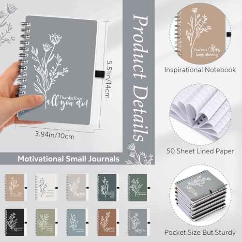 30 Sets Employee Appreciation Gifts Case Management Week Gifts Thank You Spiral Notebook with Sticky Notes Pen Bulk Vet Tech Week Journal for Coworker Teacher Nurse Customer (Bright Color)