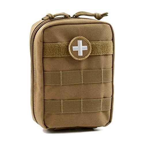 Orca Tactical First Aid Molle Pouch - Heavy Duty IFAK Pouch - Empty Medical Pouch Ideal for Military Use EMTs Law Enforcement Camping and Hiking - Med Pouch for Optimal Organization