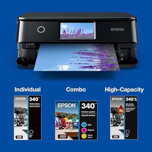 Epson 340 Claria Photo HD Ink High Capacity Light Cyan Cartridge (T340XL520-S) Works with Expression Photo XP-8800