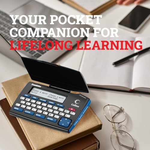 Franklin Collins English Electronic Dictionary with Thesaurus & Word Games - Compact Language Companion