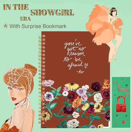 The Tour Composition Notebook, 100 Sheets Ruled Paper Composition Notebooks, Best Gift for Fans, Birthday Gifts for Women,Graduation Gift,Birthday Gift,Back to School Supplies,Retirement Gift, Brown