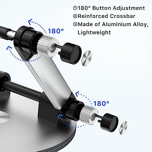 MYBAT PRO Laptop Stand for Desk, Adjustable Computer Stand with 360¡Æ Rotating Base, Ergonomic Laptop Riser for Collaborative Work, Foldable Laptop Stand, fits for All 10-17.3" Laptops