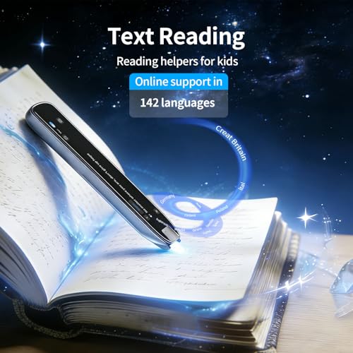 MOIDYOU Scan Translation Pen - 142 Languages Digital Reading & Assistive Tool for Learning & Travel