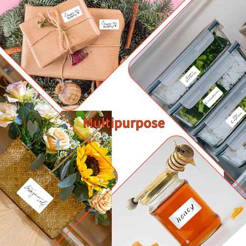 2x1inch Direct Thermal Label Paper for Barcodes, Shipping, 1000 Labels Per Roll White, Compatible with Rollo Label Printer & Zebra Desktop Printers