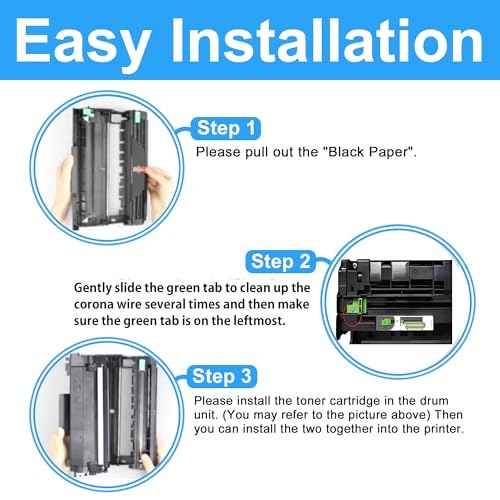 LCL Compatible Drum Unit Replacement for Brother DR730 DR-730 12000 Pages for HL-L2350DW HL-L2390DW HL-L2395DW HL-L2370DW HL-L2310D HL-L2357DW HL-L2370DN MFC-L2710DW MFC-L2750DW Printer (2-Pack Black)